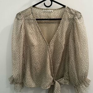 Abercrombie Green Blouse